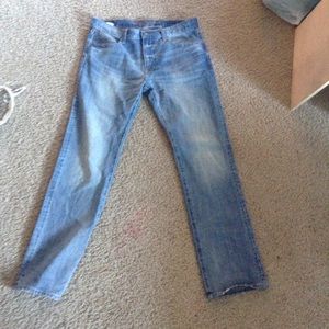 American Eagle light wash Straight jeans 34x34